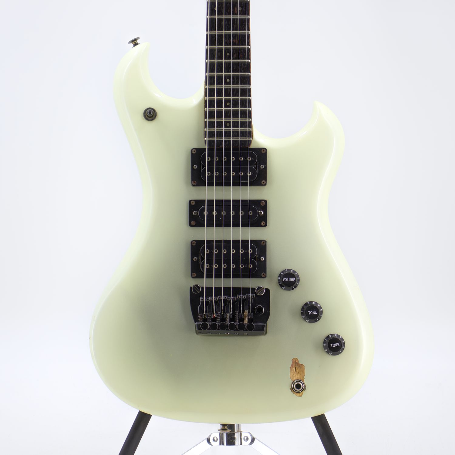 Used Westone Spectrum LX White Electric Guitar HSH Magnaflux Pickups Bendmaster FT Trem