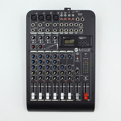Used RCF L-PAD 10 10-Channel Analog Mixer Very Good w/Adapter