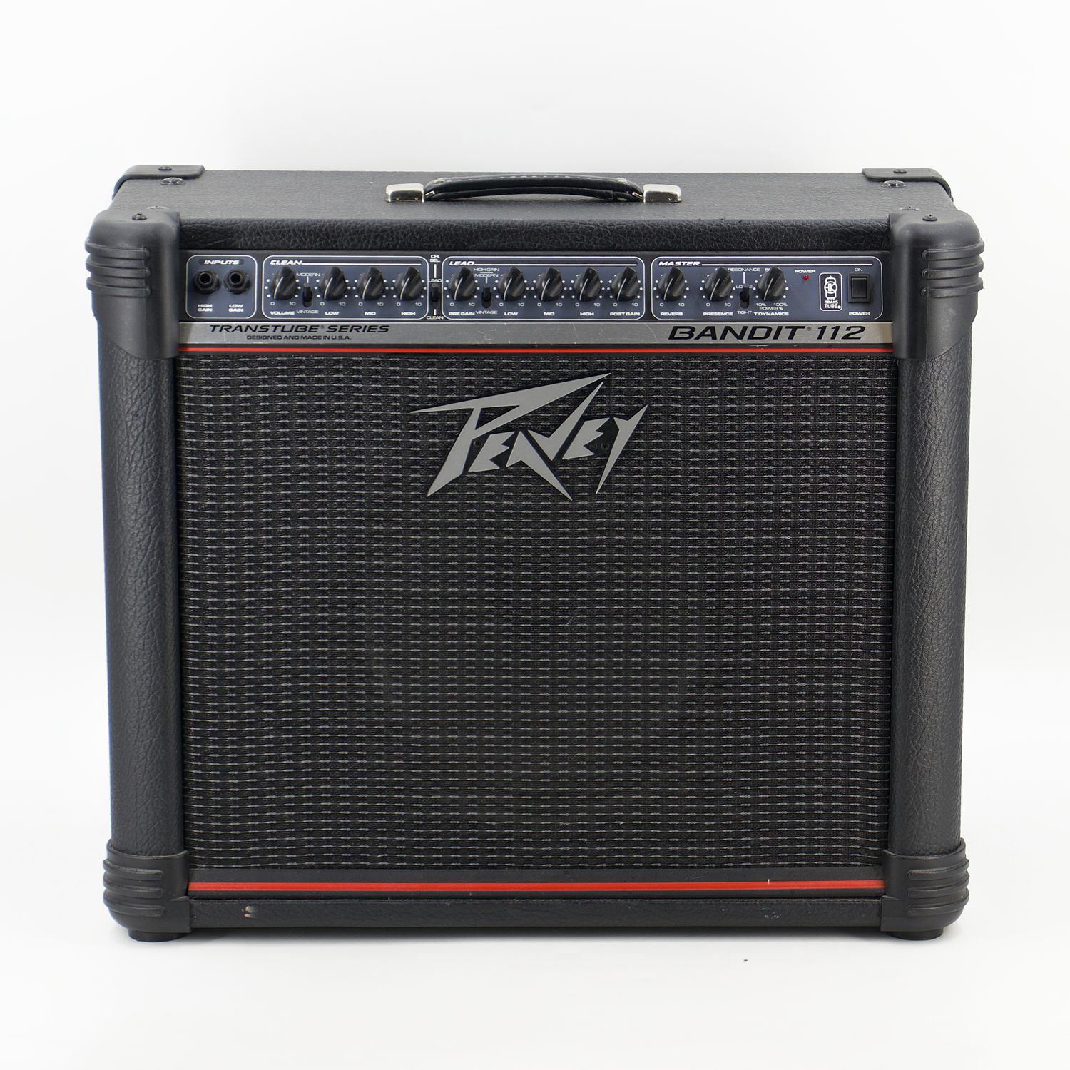 Used Peavey Bandit 112 Red Stripe 1x12 Guitar Combo Amp w/Footswitch - Very Good