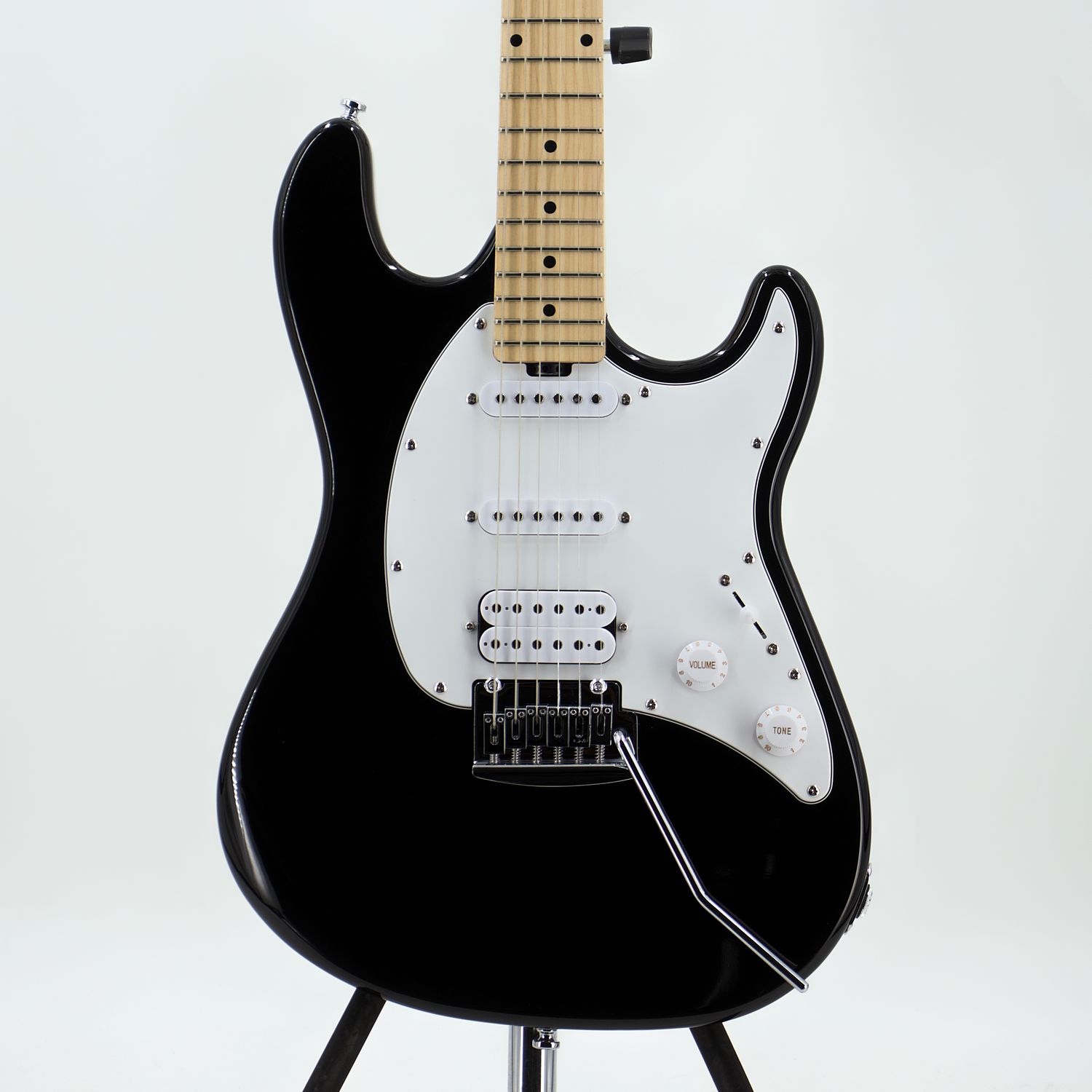 Used Sterling by Music Man Cutlass CT20HSS Black Electric Guitar Very Good Condition