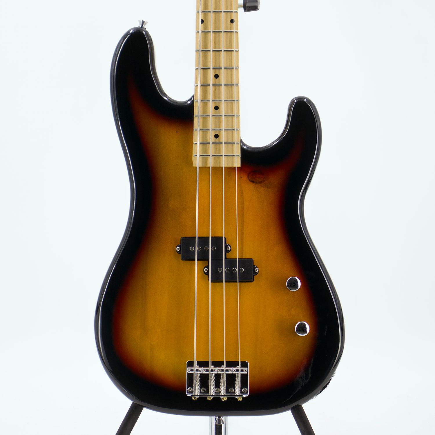 Used AS/IS Davison Vintage Sunburst 4-String Electric Bass Guitar - Very Good Condition