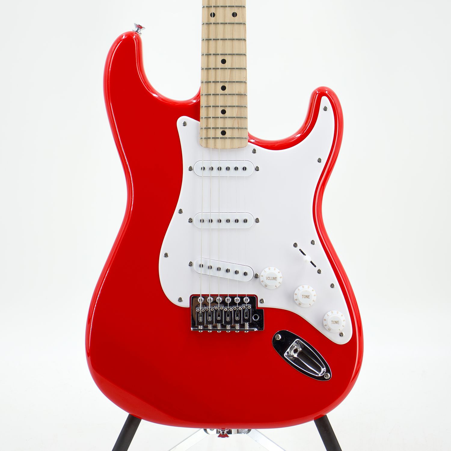Used Squier Affinity Series Stratocaster Red Electric Guitar