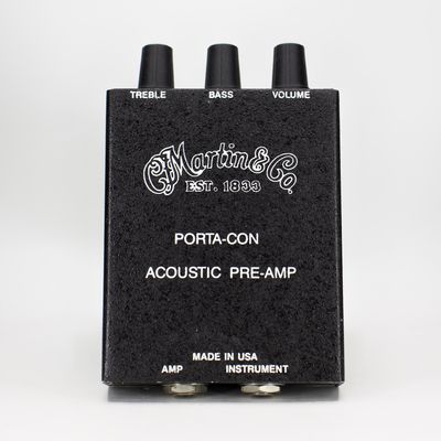 Used Martin &amp; Co Porta-Con Porta-Console Acoustic Guitar Preamp/DI - Very Good