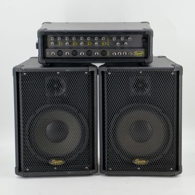 Used Fender Squier 4 Portable 80-Watt P.A. System Black Very Good Condition