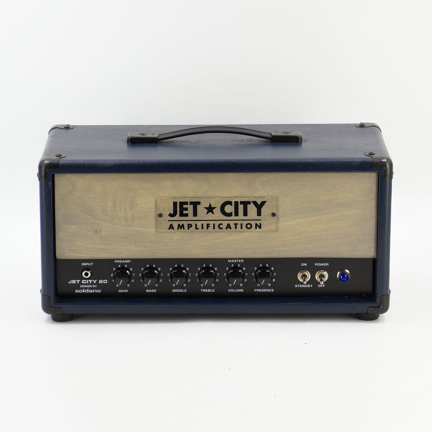 Used Jet City JCA20H Blue Guitar Amp Head - Very Good Condition