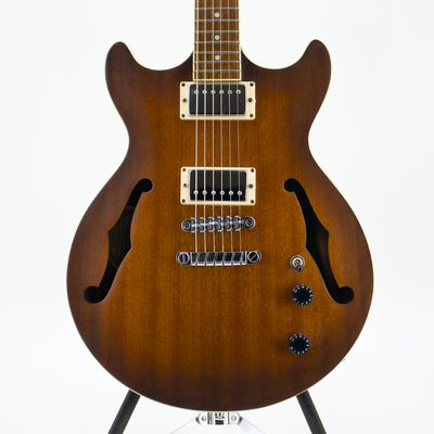 Used Ibanez AM53 Tobacco Flat Semi-Hollow Electric Guitar w/Epiphone Pickups &amp; Locking Tuners
