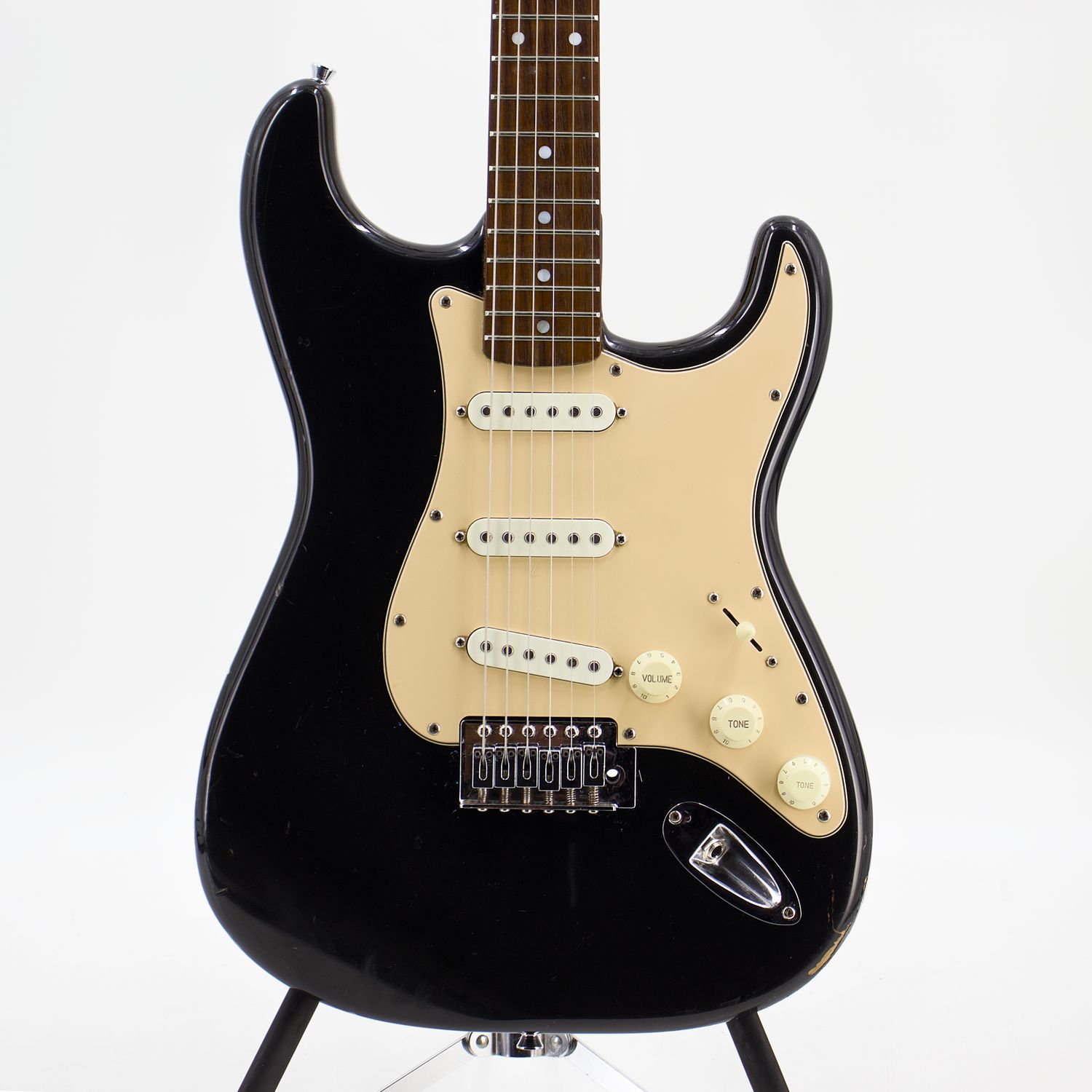 Used AS/IS Squier Affinity Stratocaster Black Electric Guitar