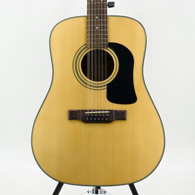 Used Washburn D12S Natural 12-String Dreadnought Acoustic Guitar