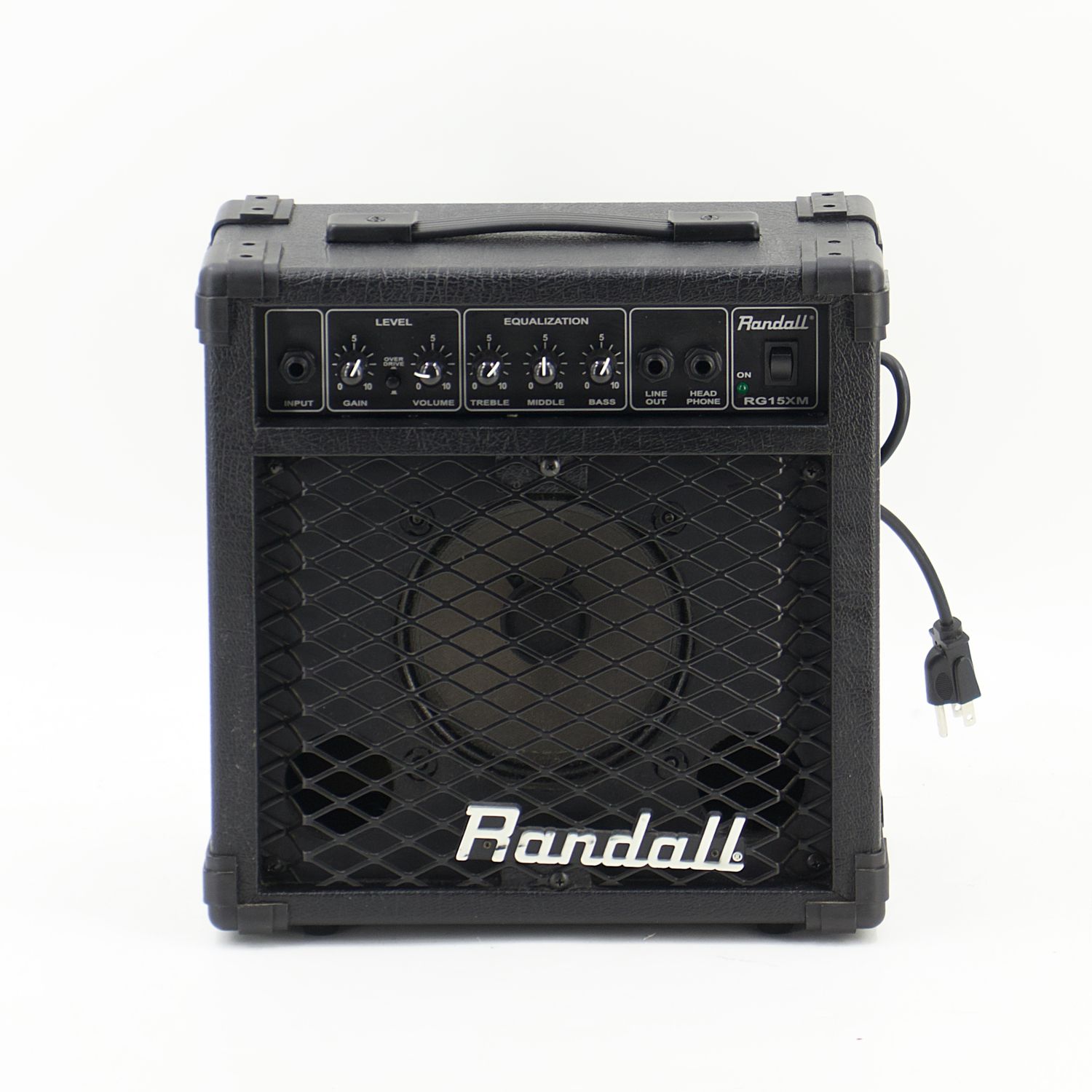 Used Randall RG15XM Black 15W 1x6.5 Guitar Combo Amp w/IEC Power Cable