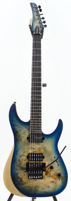 Used Schecter Reaper-6 FR S Satin Sky Burst Electric Guitar