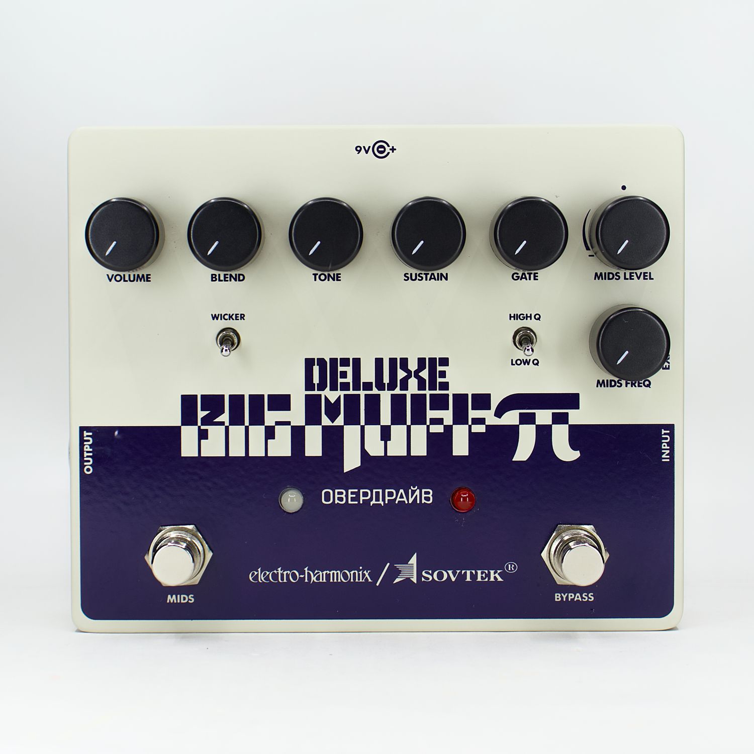 Used Electro-Harmonix Sovtek Deluxe Big Muff Pi Fuzz Pedal - Very Good Condition
