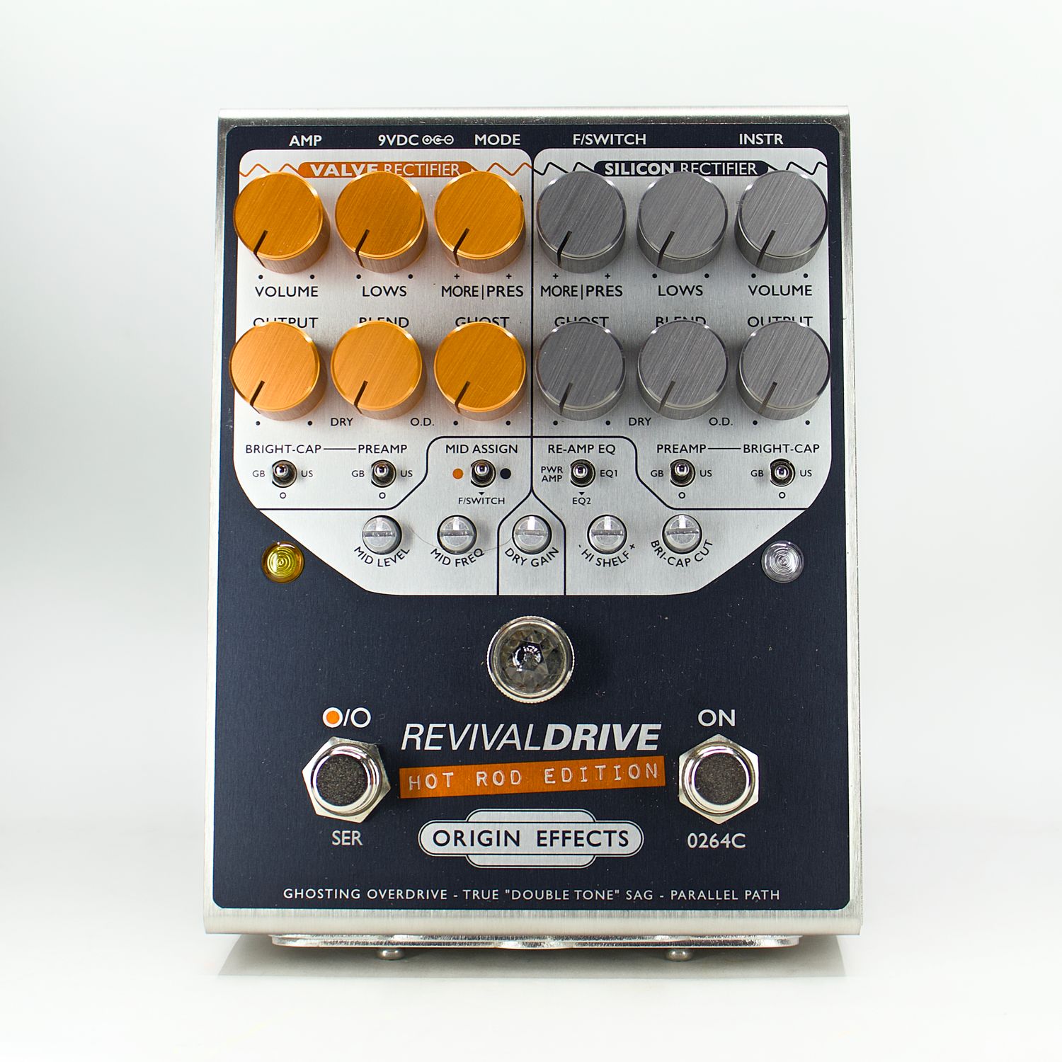 Used Origin Effects RevivalDRIVE Hot Rod Edition Overdrive Guitar Pedal - Mint Condition