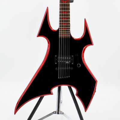 Used B.C. Rich Beast NJ Series Red/Black Electric Guitar Single Bridge Humbucker
