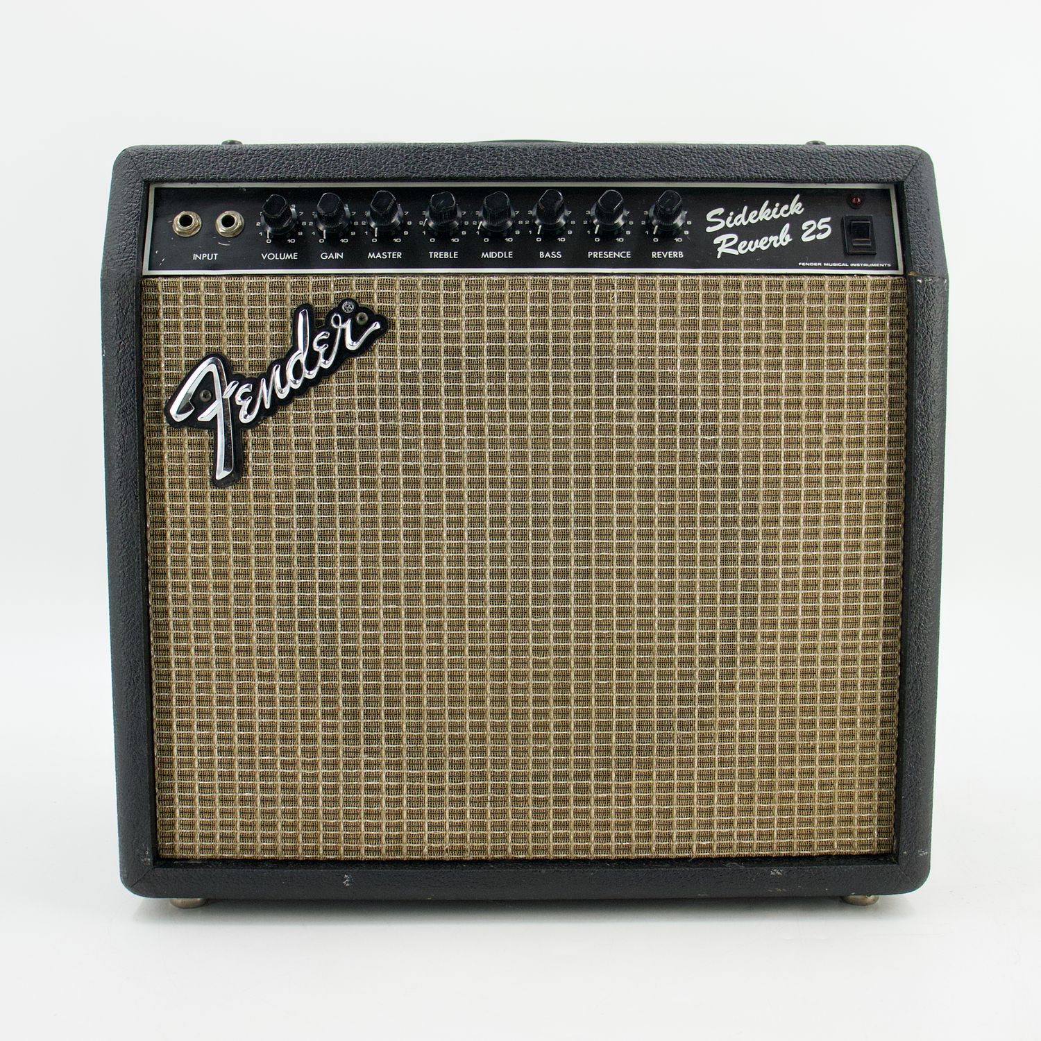 Used AS/IS Fender Sidekick Reverb 25 1x10 Solid-State Guitar Combo Amp