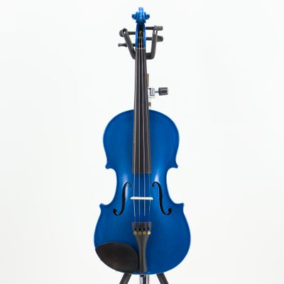 Used Cremona SV-130BU Sparkling Blue Violin Outfit w/Case &amp; Bow - Very Good Condition