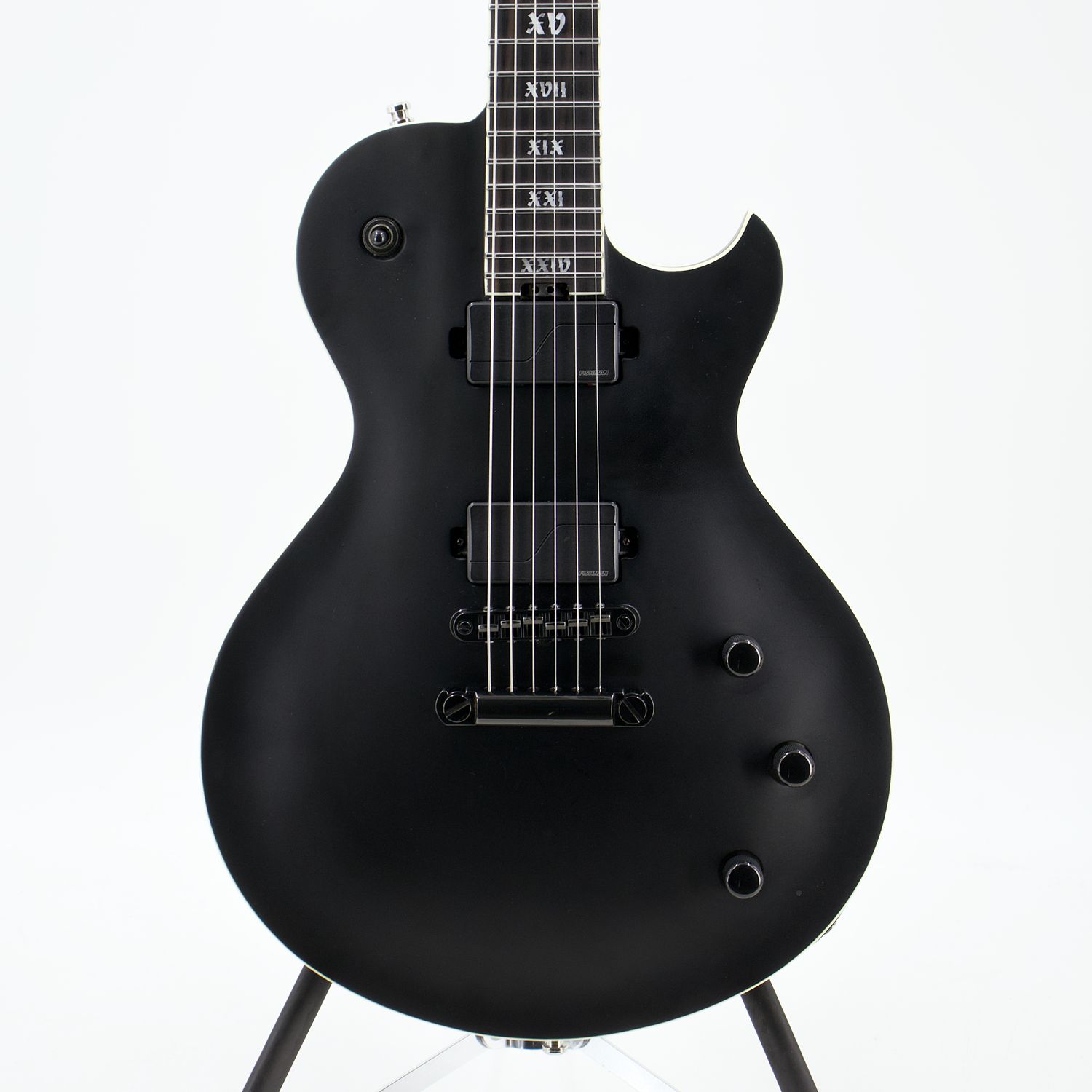 Used Schecter Solo-II SLS Elite Evil Twin Satin Black Electric Guitar