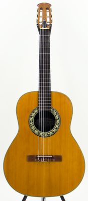 Used Ovation 1122-4 Balladeer Natural Acoustic Guitar w/OHSC - Good Condition