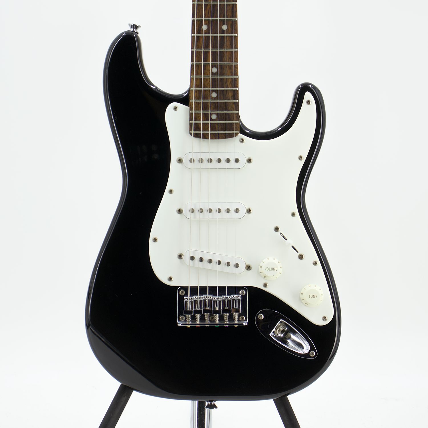Used Squier Mini Stratocaster Black Electric Guitar - Very Good Condition