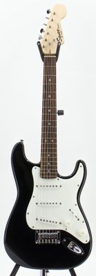 Used Squier Mini Stratocaster Black Electric Guitar - Very Good Condition