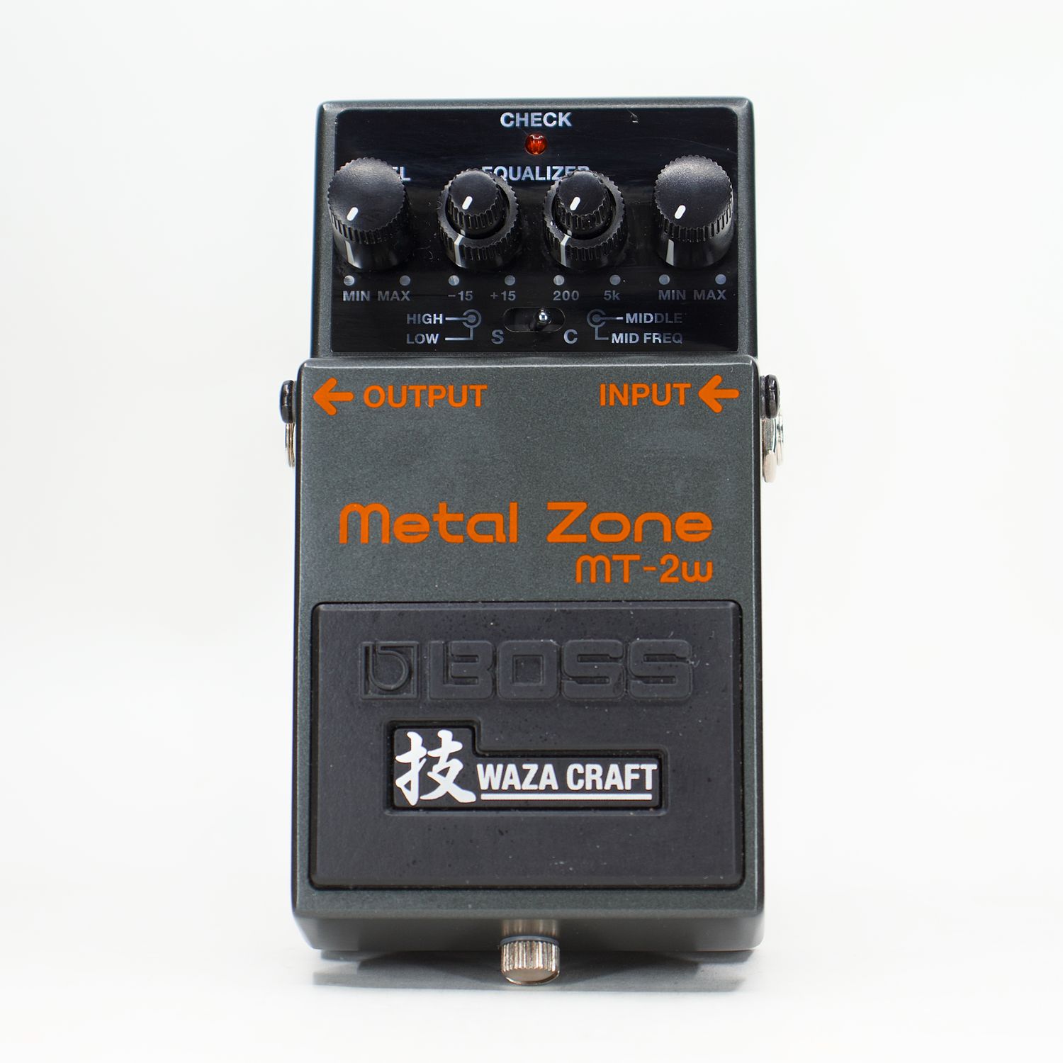 Used Boss MT-2W Waza Craft Metal Zone Distortion Pedal