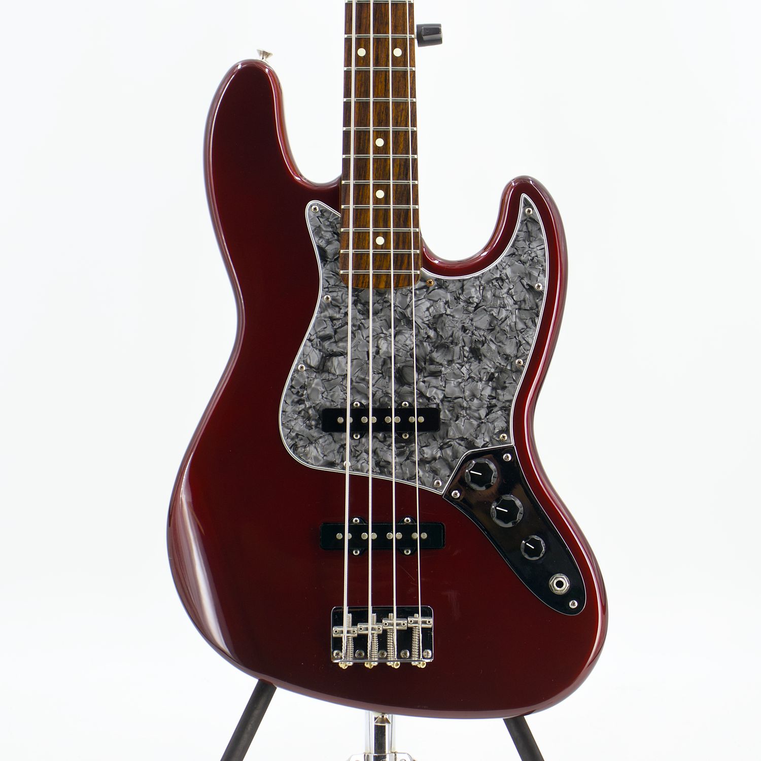 Used Fender Standard 2001 Jazz Bass Fretless Midnight Wine w/OHSC