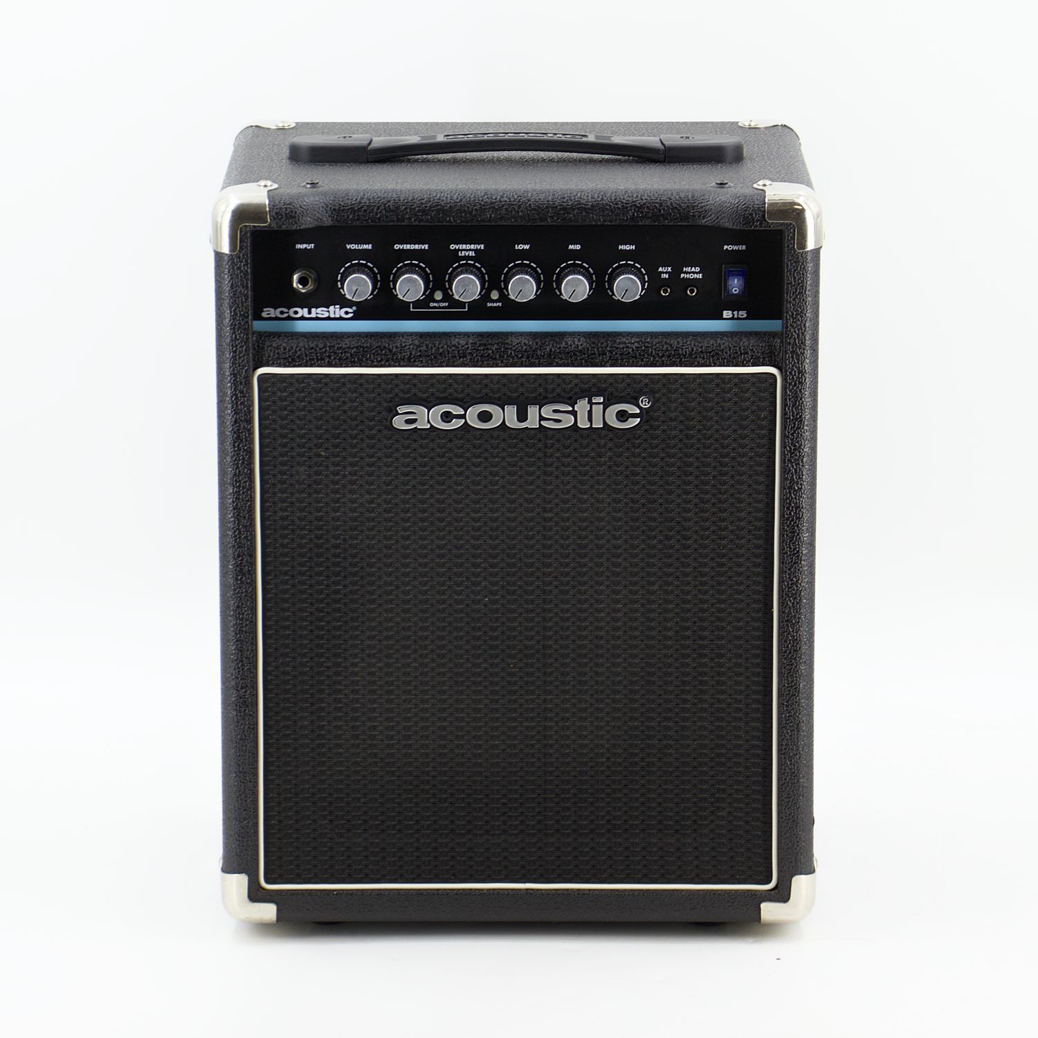 Used Acoustic B15 Black 1x10 Bass Combo Amp w/Power Cable