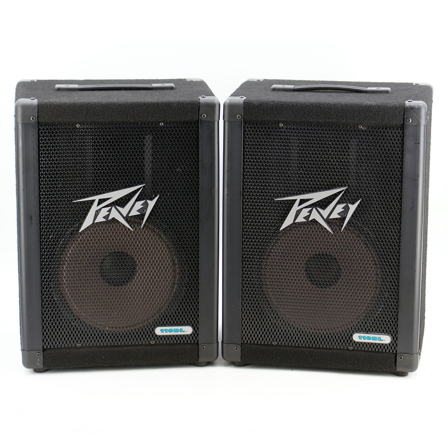 Used (PAIR) Peavey 110DL 1x10 Passive PA Speaker Cabinet