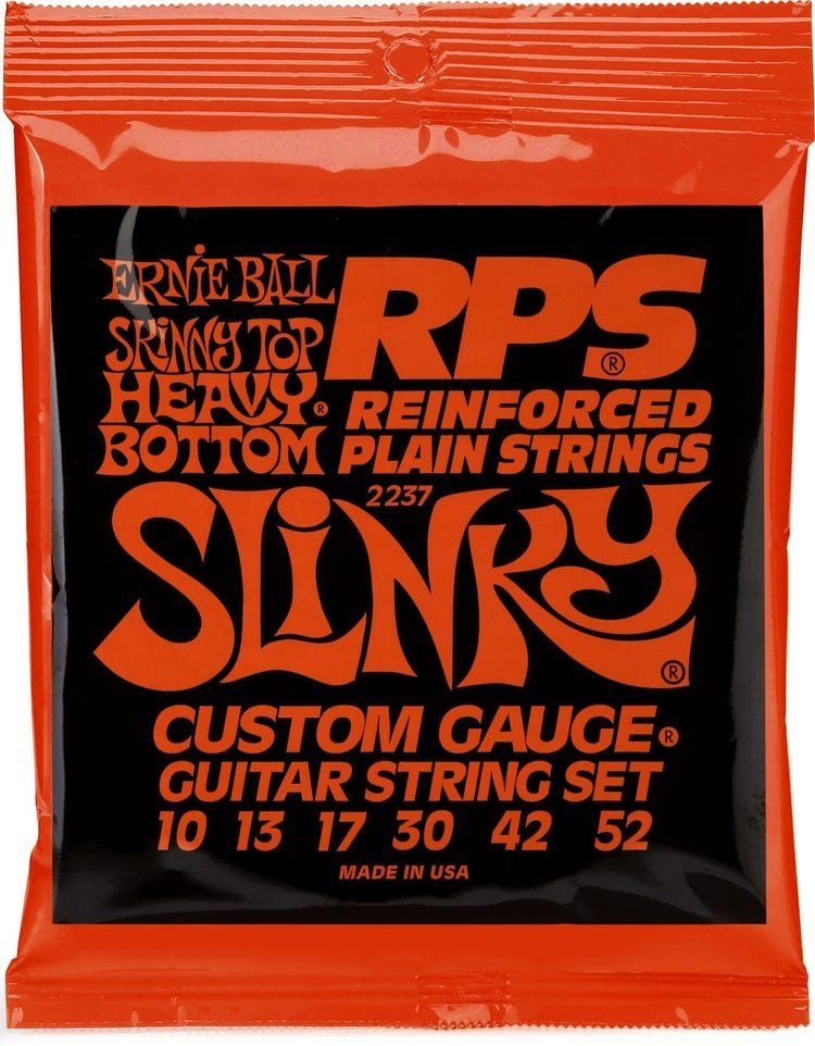 Ernie Ball - Skinny Top Heavy Bottom RPS Nickel Wound Electric Guitar Strings 10-52 Gauge