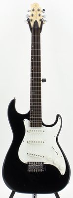 Used Samick Malibu MB-1 Black Electric Guitar Very Good Condition