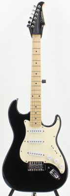 Used Silvertone SS-11 Black Electric Guitar - Good Condition