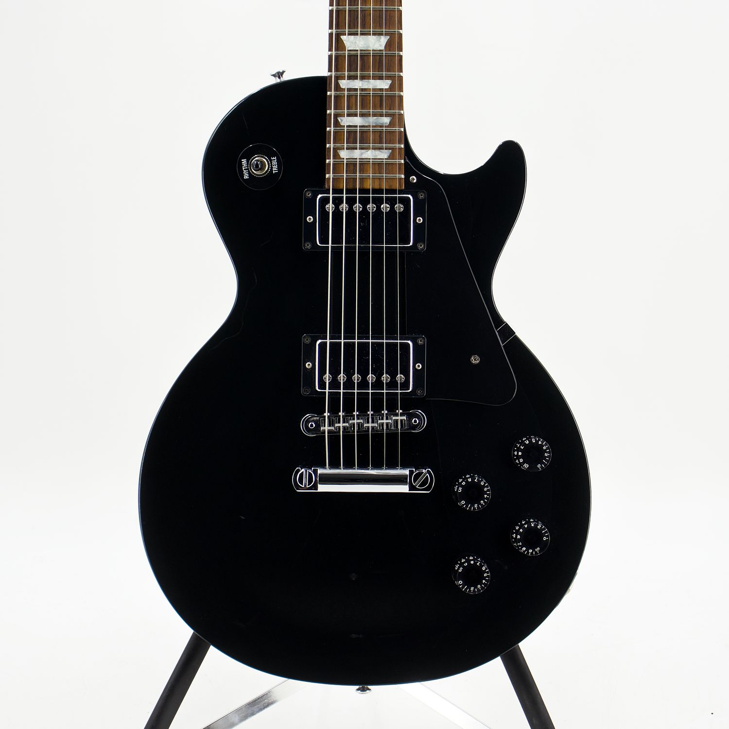 Used Gibson Les Paul Studio Ebony Black 2003 Electric Guitar w/Case