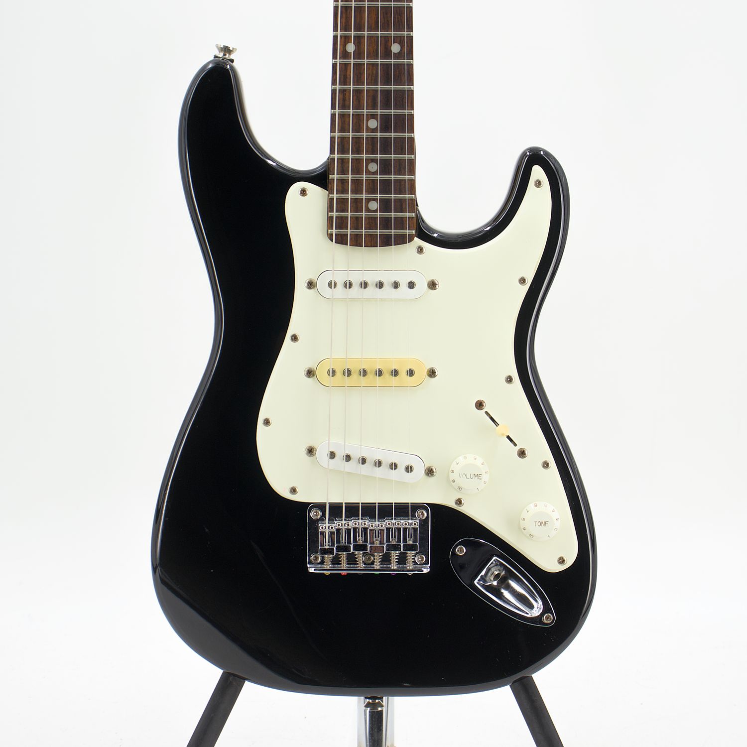 Used AS/IS Squier Mini Stratocaster Black Electric Guitar