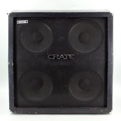 Used Crate GT412SL Black 4x12 Slant Guitar Speaker Cabinet - Good Condition