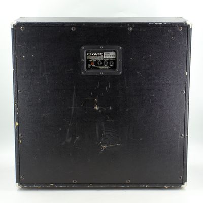 Used Crate GT412SL Black 4x12 Slant Guitar Speaker Cabinet - Good Condition