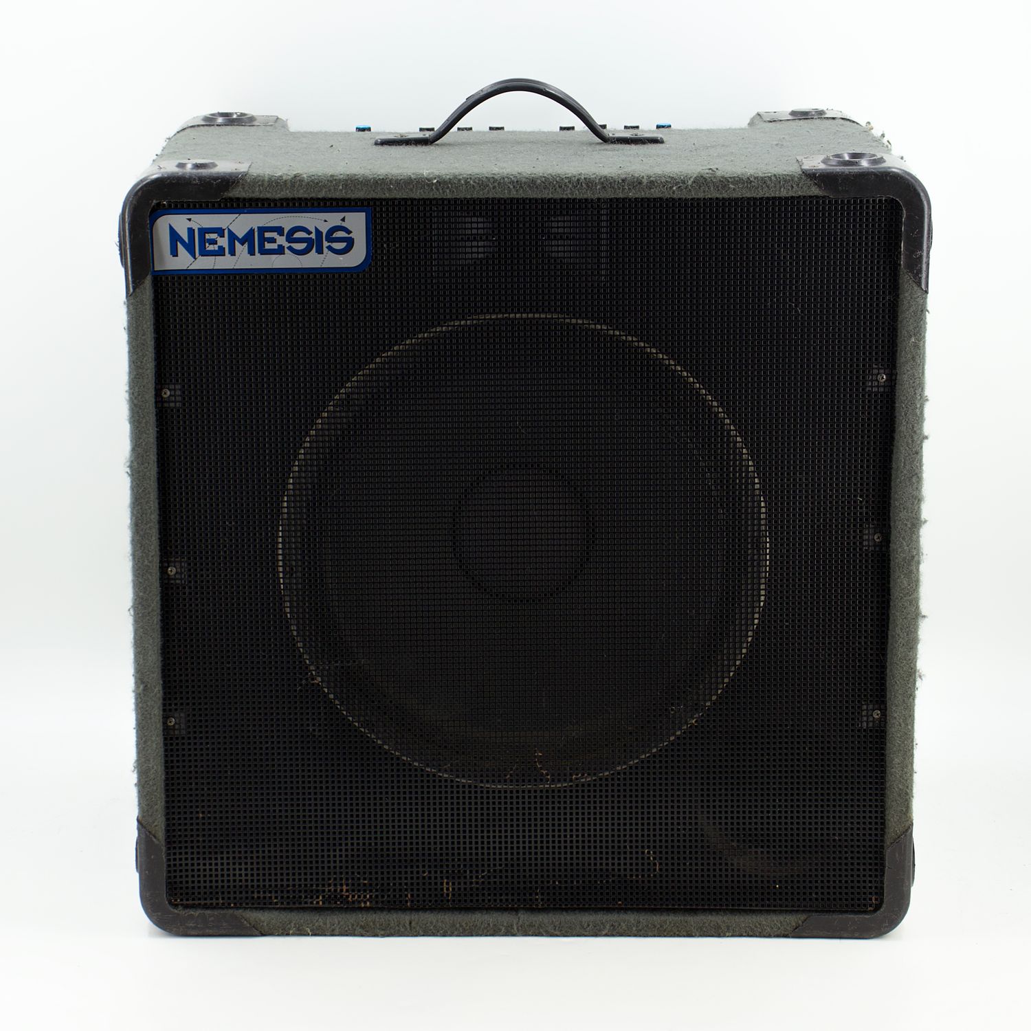 Used Eden Nemesis NC-200 Black/Blue 1x15 Bass Combo Amp w/IEC Cable