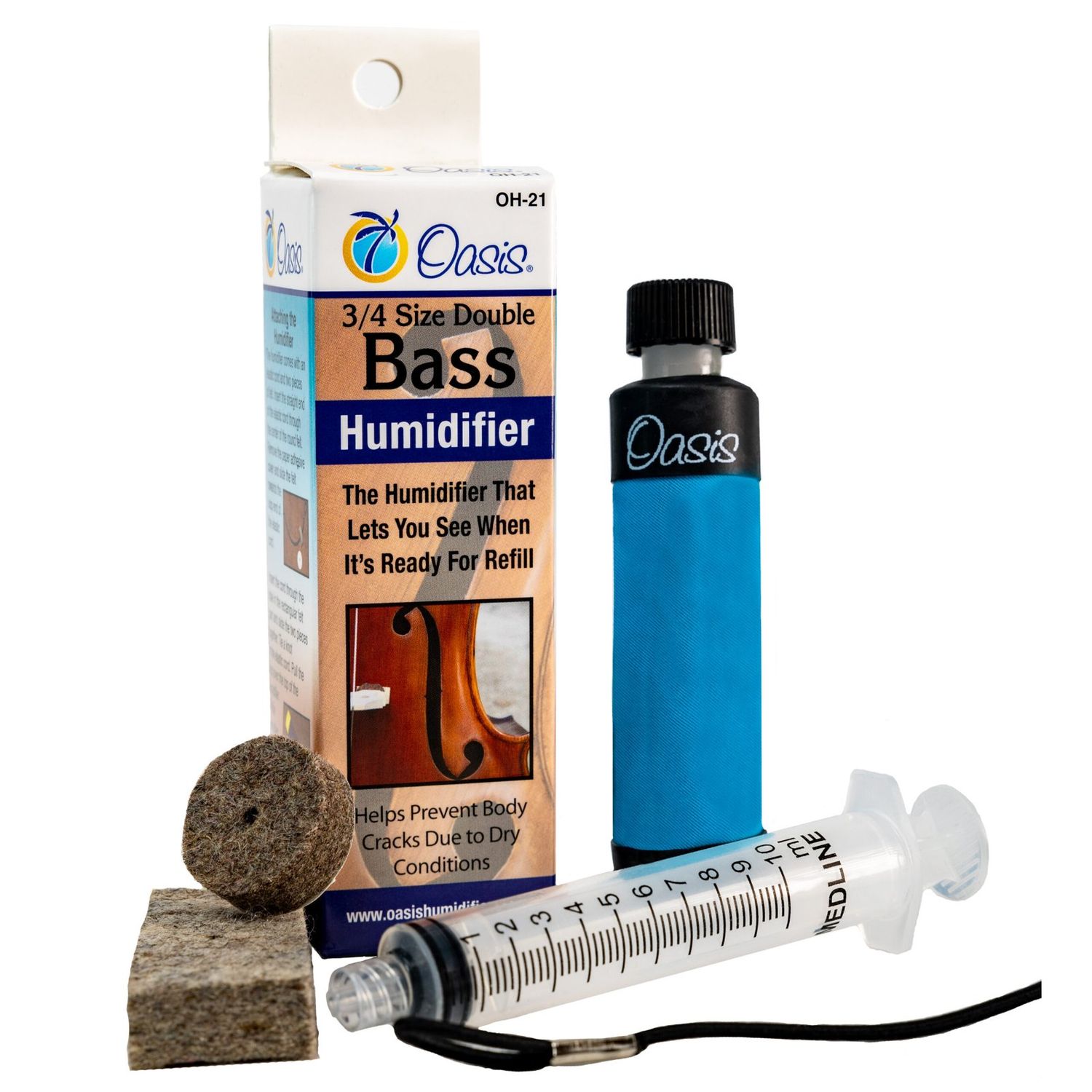 Oasis - OH6 Case Humidifer - Cello, Violin, Viola (all sizes)