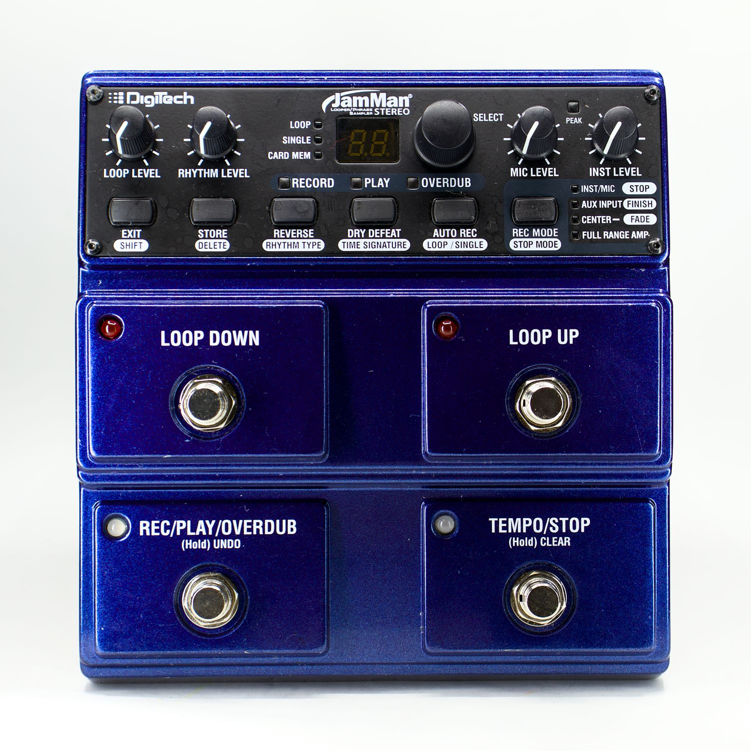 Used DigiTech JamMan Solo XT Blue Looper Pedal - Good Condition