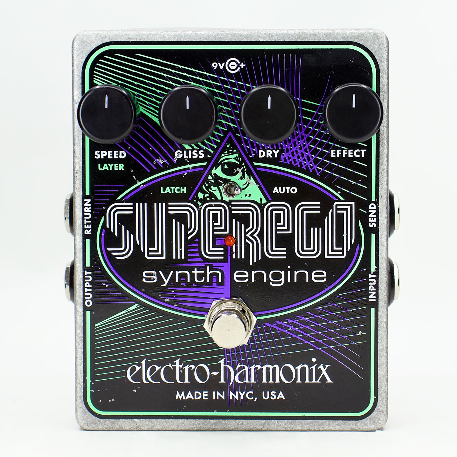 Used Electro-Harmonix Super Ego Synth Engine/Sound Retainer Pedal - Very Good Condition