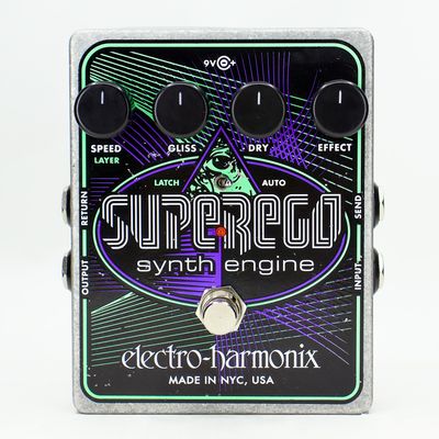 Used Electro-Harmonix Super Ego Synth Engine/Sound Retainer Pedal - Very Good Condition