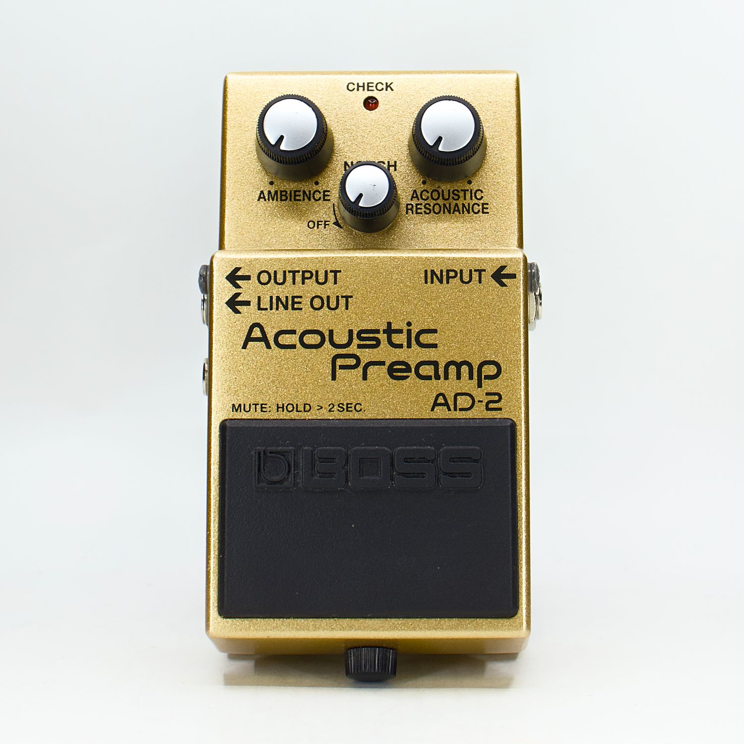 Used Boss AD-2 Gold Acoustic Preamp Pedal