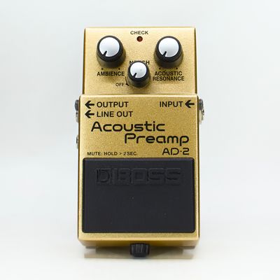 Used Boss AD-2 Gold Acoustic Preamp Pedal