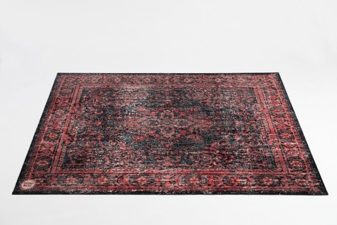 Hal Leonard - Vintage Persian Style Drum Rug - Black Red