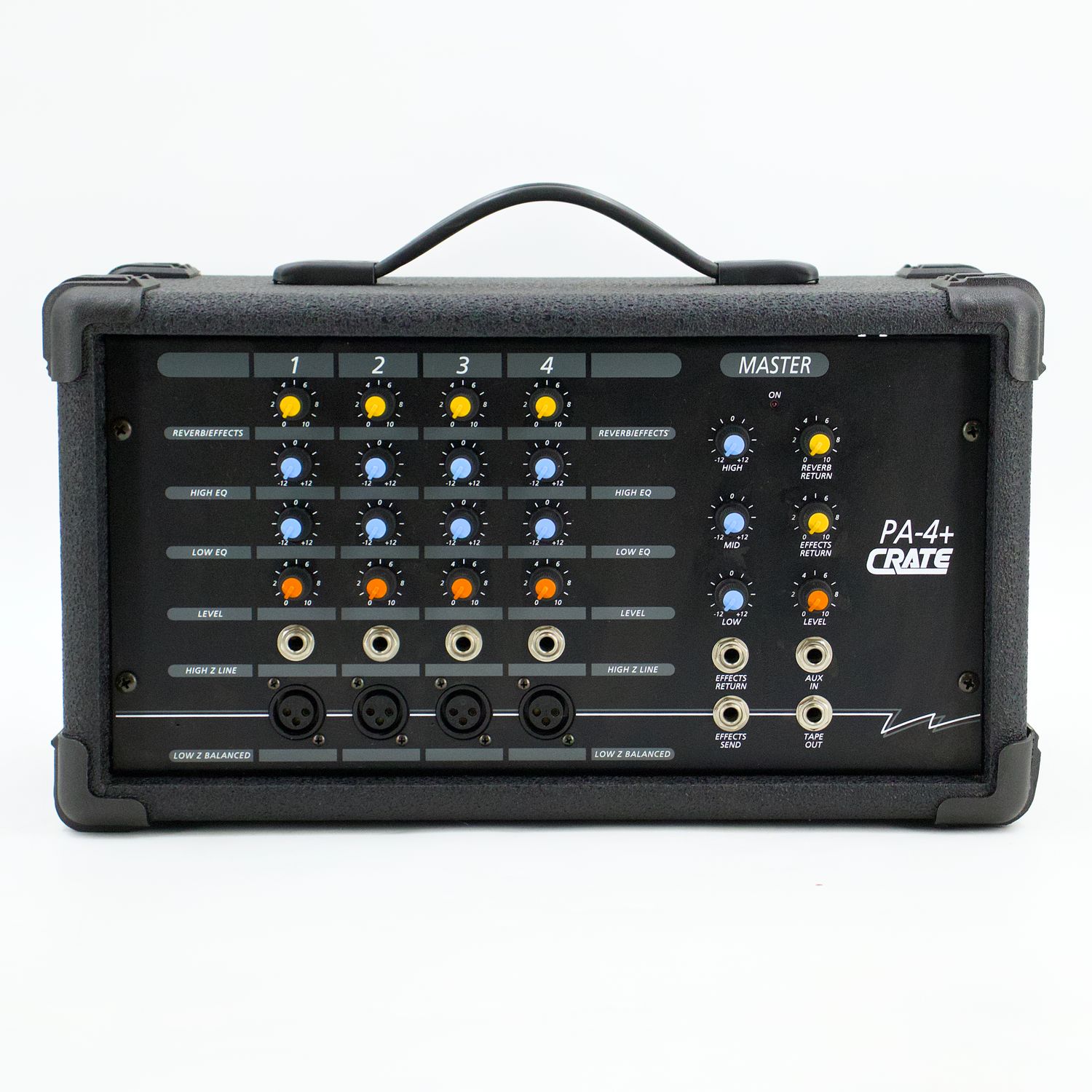 Used Crate PA-4 Black Powered Mixer