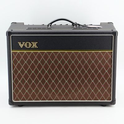 Used Vox AC15C1 Custom Black 15W 1x12 Tube Combo Guitar Amp