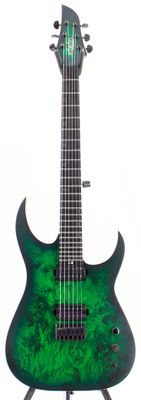 Used Schecter Keith Merrow KM-6 MK-III Standard Toxic Smoke Green Electric Guitar