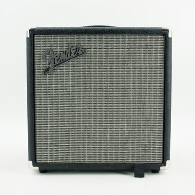 Used Fender Rumble 15 Black/Silver Bass Combo Amp w/Power Cord
