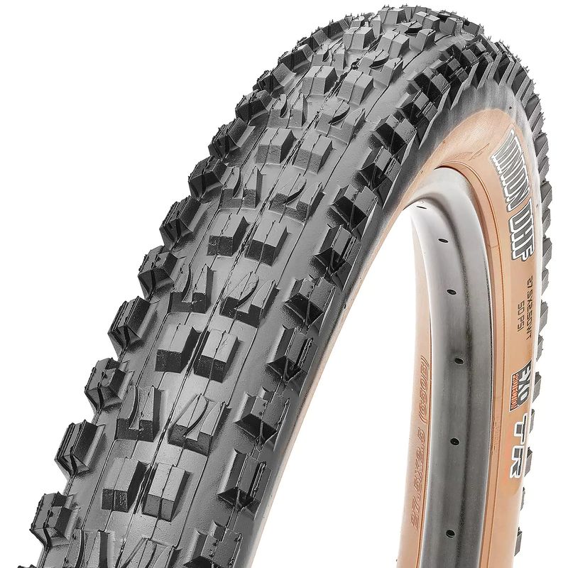 Maxxis, Minion DHF, Tire, 29&#39;&#39;x2.50, Folding, Tubeless Ready, Dual, EXO, Wide Trail, 60TPI, Tanwall