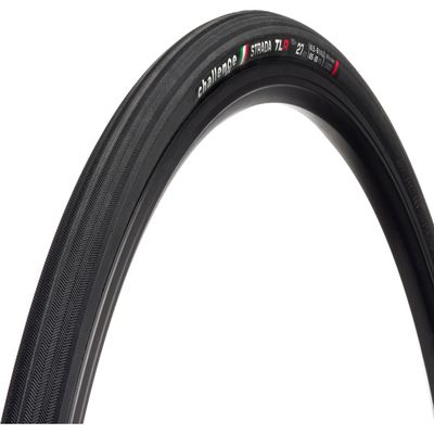 Challenge, Strada  TLR, Road Tire, 700x27C, Folding, Tubeless Ready, SmartPlus, SuperPoly, 300TPI, Black