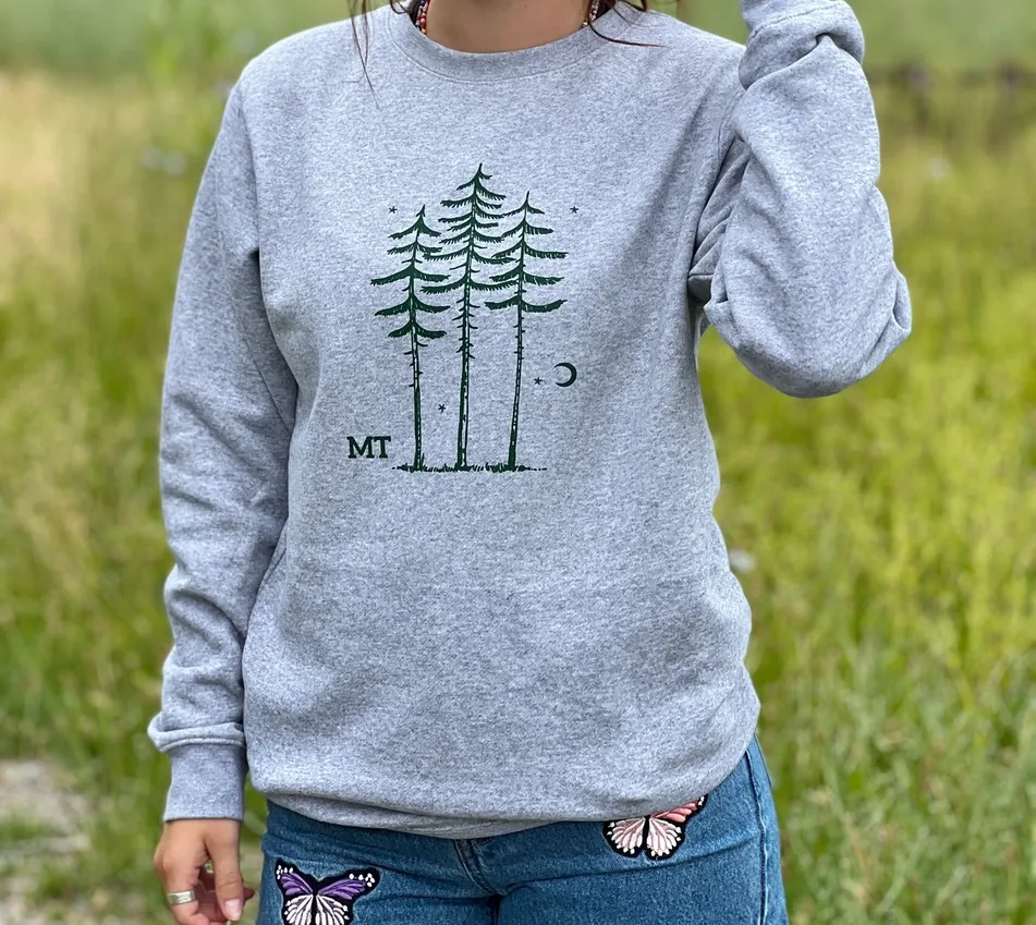 3 Tree -Adult Crew Sweatshirt