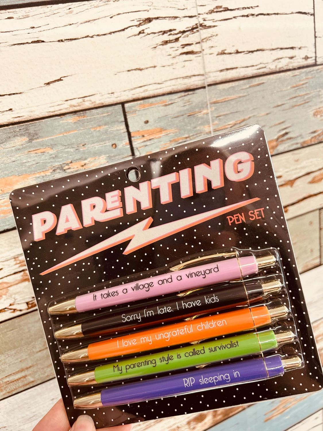 "Parenting" Pen Set